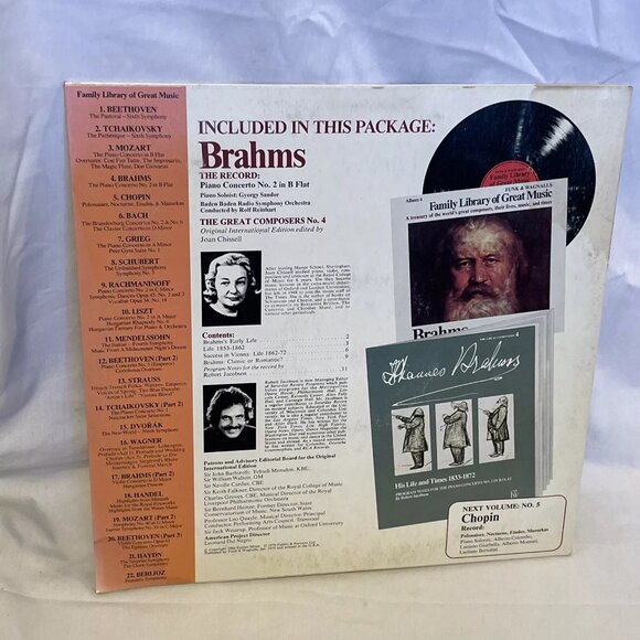 Brahms The Piano Concerto No. 2 In B Flat (Vinyl, 1976) RCA Custom FW-304 VG+ LP - Picture 3 of 12